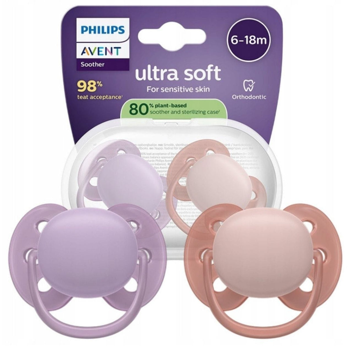 Philips Avent Schnuller Soothie 6-18 Monate - 2 Stück