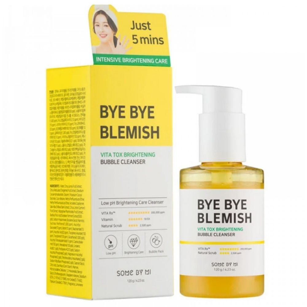 Some By Mi Vita Tox Aufhellender Reinigungsschaum mit Vitaminen - 120 g