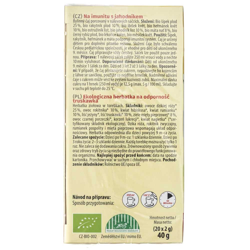 Apotheke Bio Tea for Children for Immunity - 20 Sachets