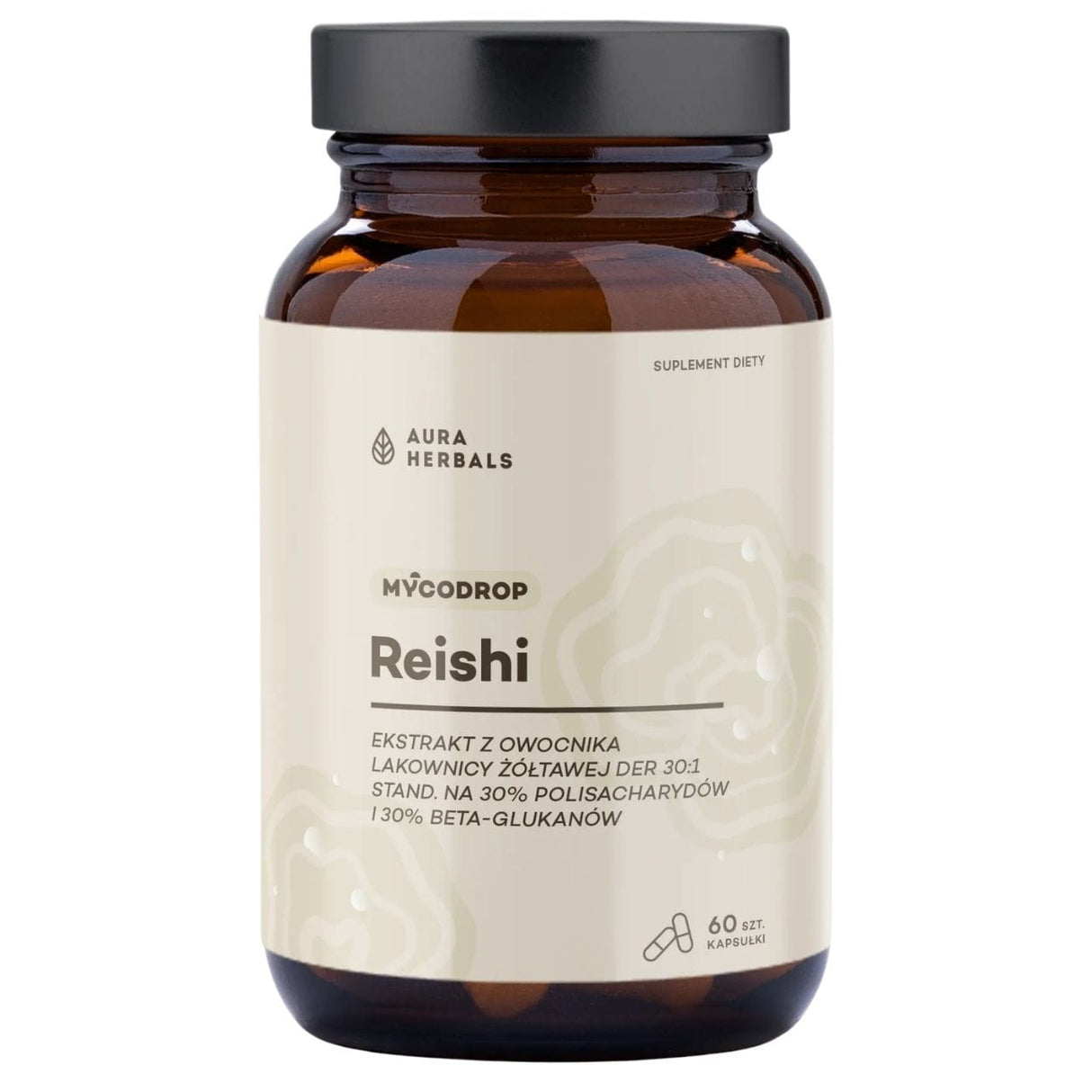 Aura Herbals Mycodrop Reishi 30:1 – 60 Capsules