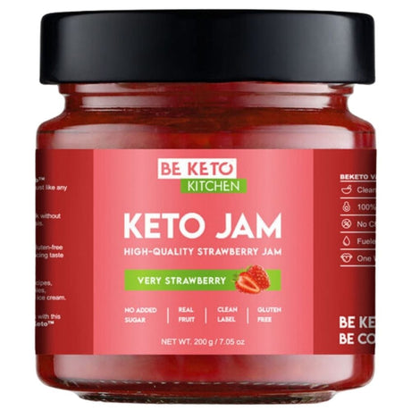 BeKeto Keto Jam, Very Strawberry - 200 g