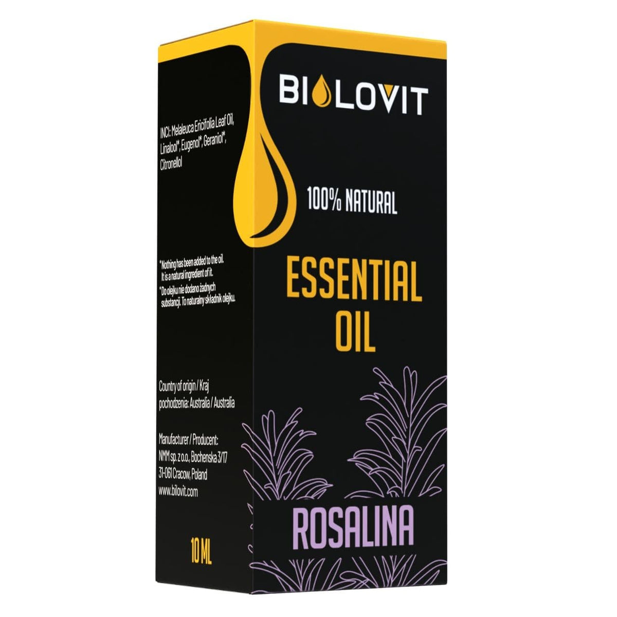 Bilovit Rosalina Essential Oil - 10 ml