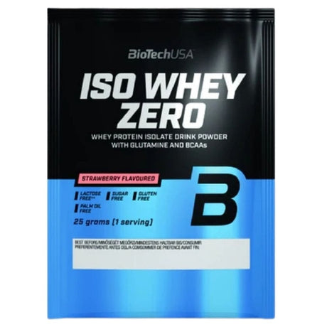 BioTech USA Iso Whey Zero, Strawberry - 25 g