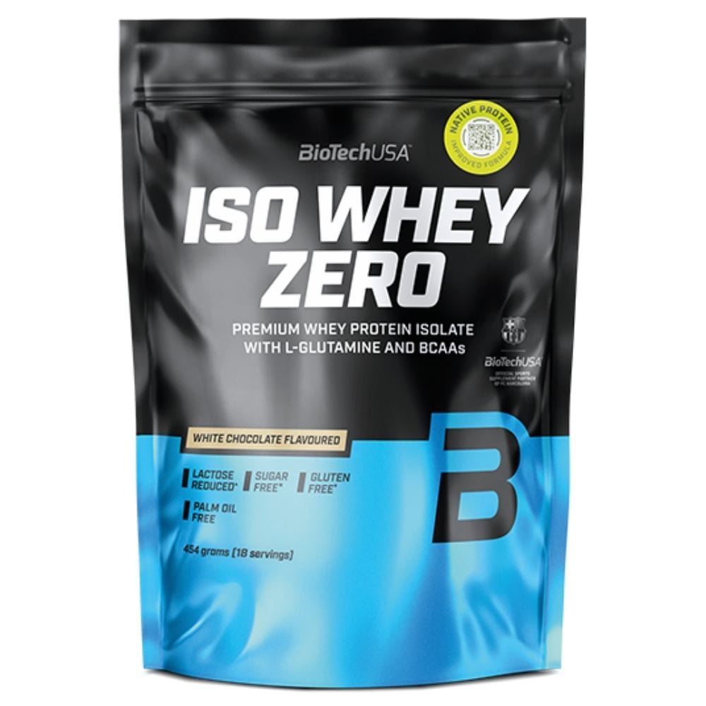BioTech USA Iso Whey Zero, White Chocolate Flavoured - 454 g