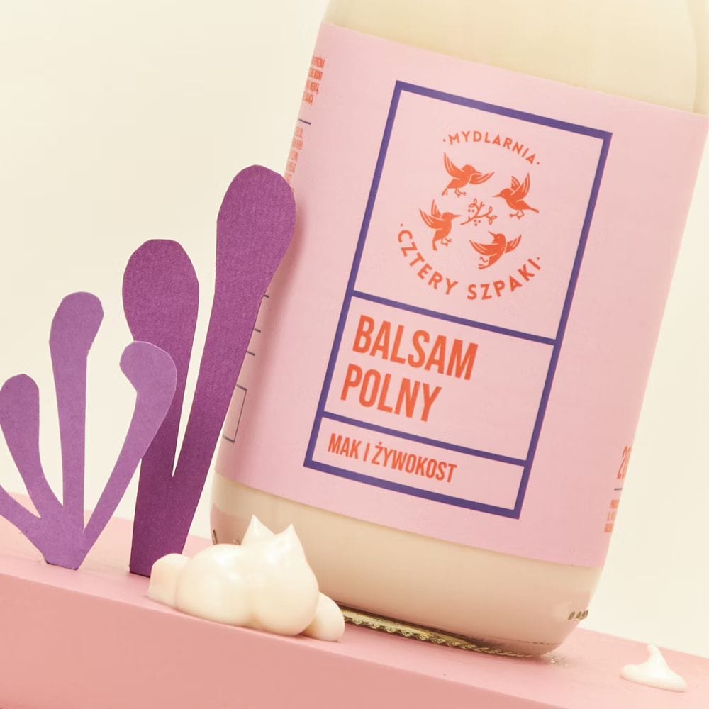 Cztery Szpaki Poppy and Viburnum Body Lotion - 210 ml