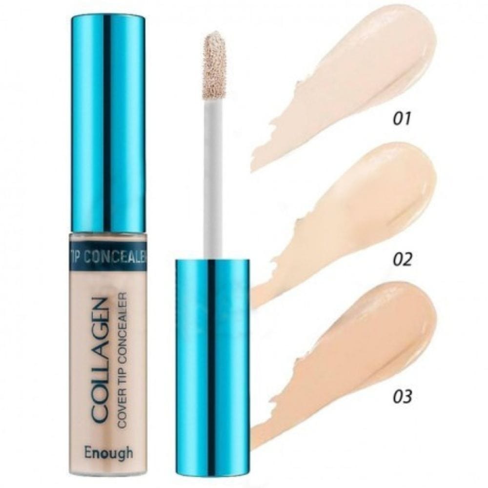 Enough Collagen Cover Tip Concealer - 02 Transparent Beige