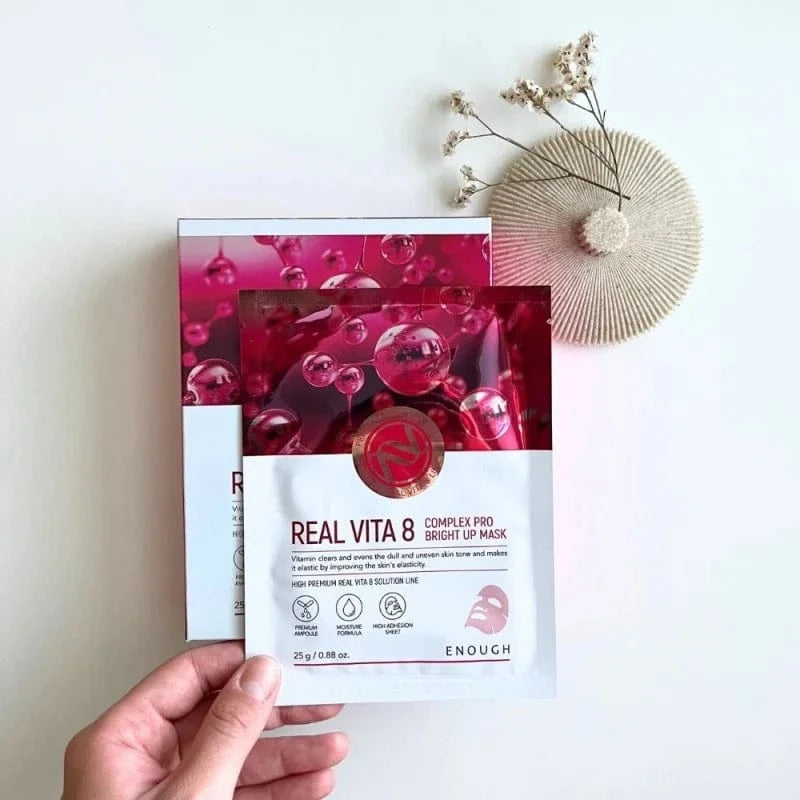 Enough Real Vita 8 Mask with Vitamin Complex - 10 Pieces
