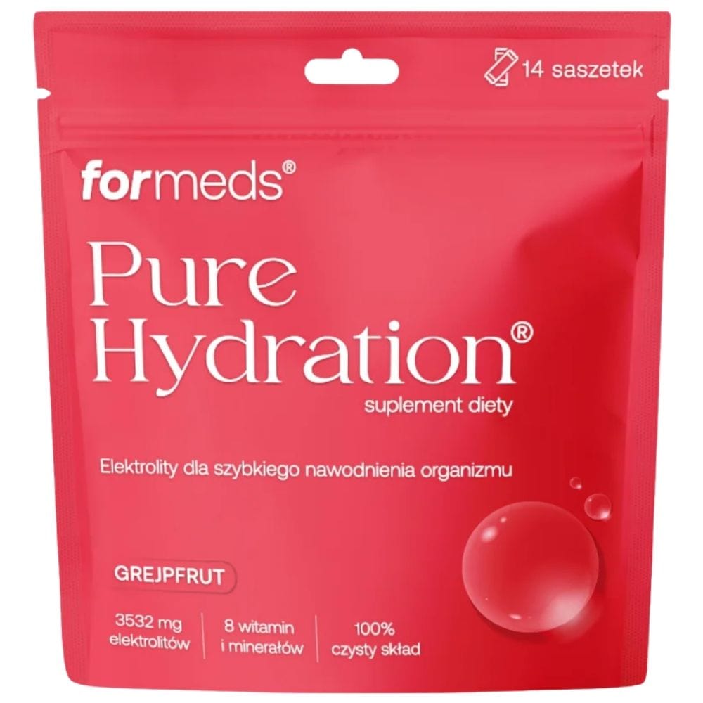 Formeds Pure Hydration Electrolytes, Grapefruit - 14 Sachets