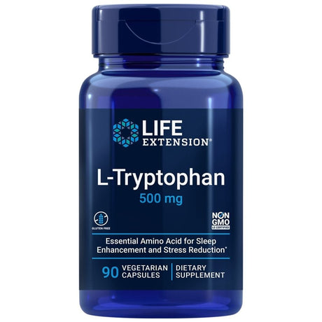 Life Extension L-Tryptophan 500 mg - 90 Capsules