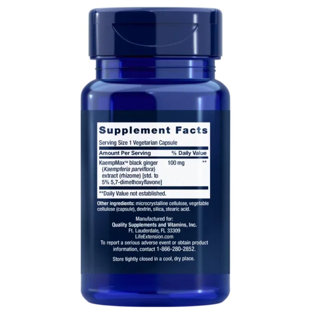 Life Extension Male Vascular Sexual Support - 30 Veg Capsules