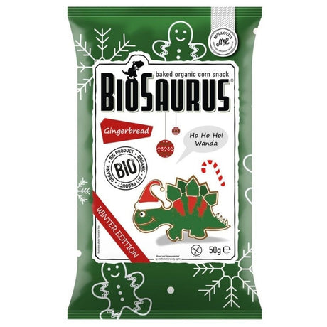 McLloyd's BioSaurus Gluten Free Gingerbread Corn Chips - 50 g