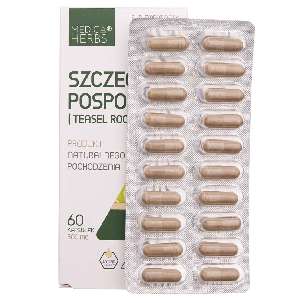 Medica Herbs Teasel Root 550 mg - 60 Capsules