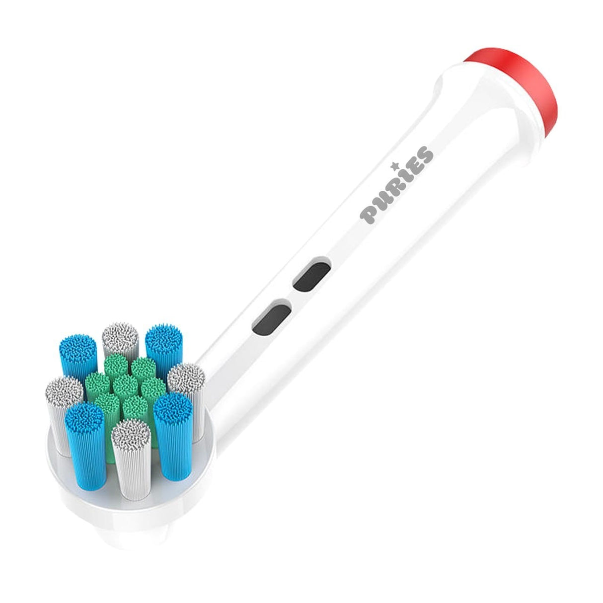 Puries Total Electric Toothbrush Heads for Oral-B - 4 Pieces