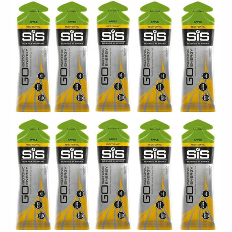 SIS GO Isotonic Energy, Apple - 60 ml x 10 pieces