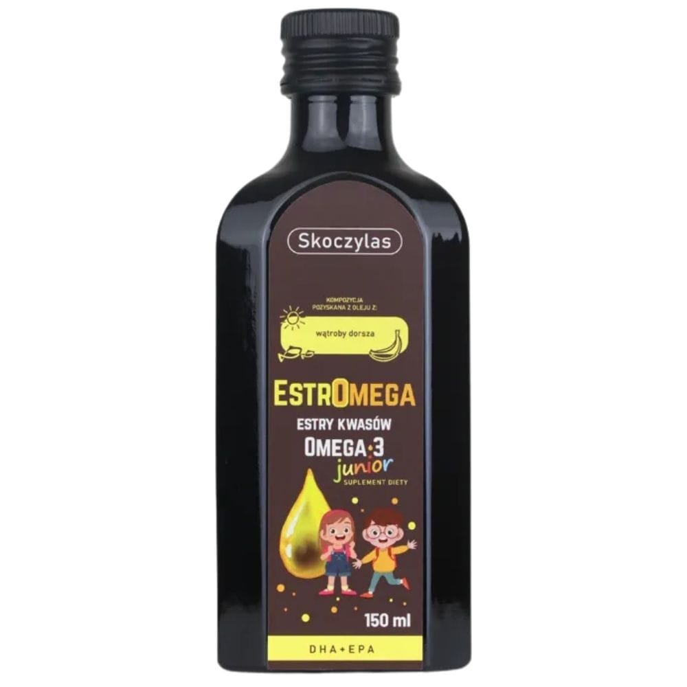 Skoczylas Estromega, Omega 3 Fish Acids Junior, Banana - 150 ml