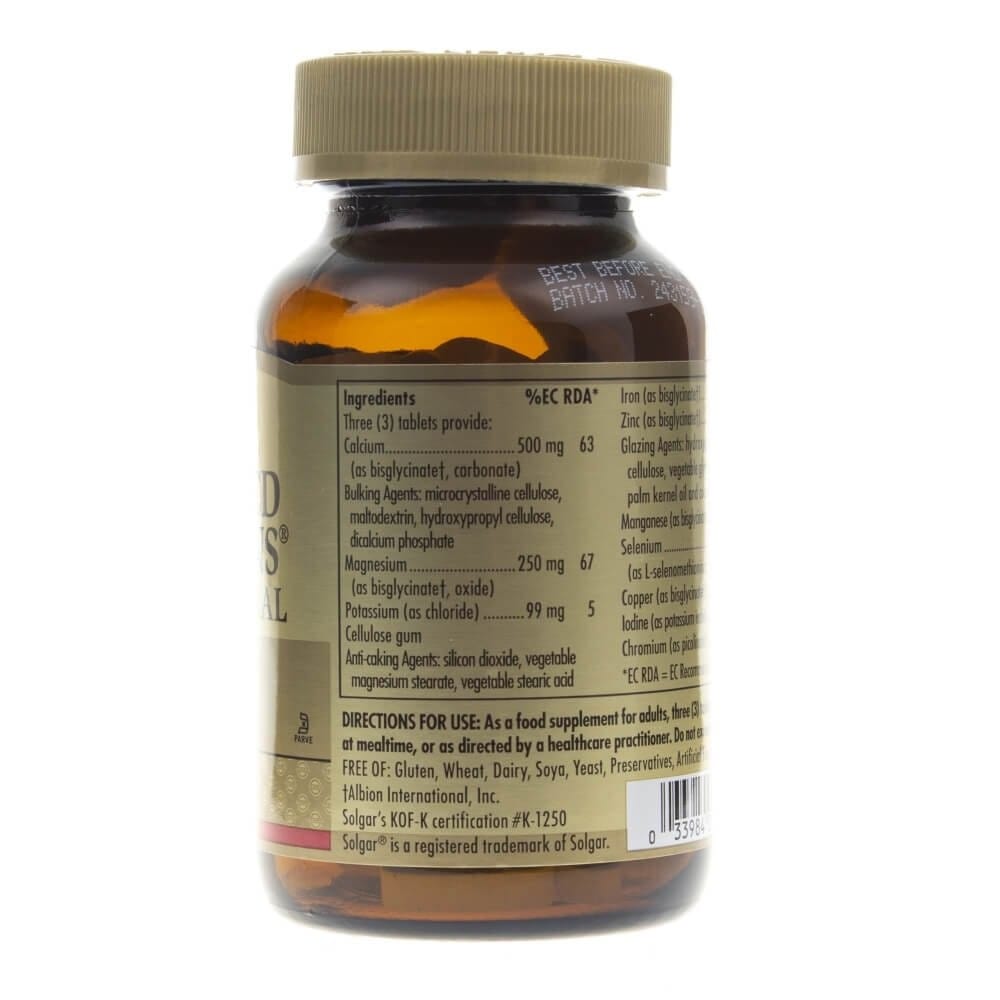 Solgar Chelated Solamins Multimineral - 90 Tablets