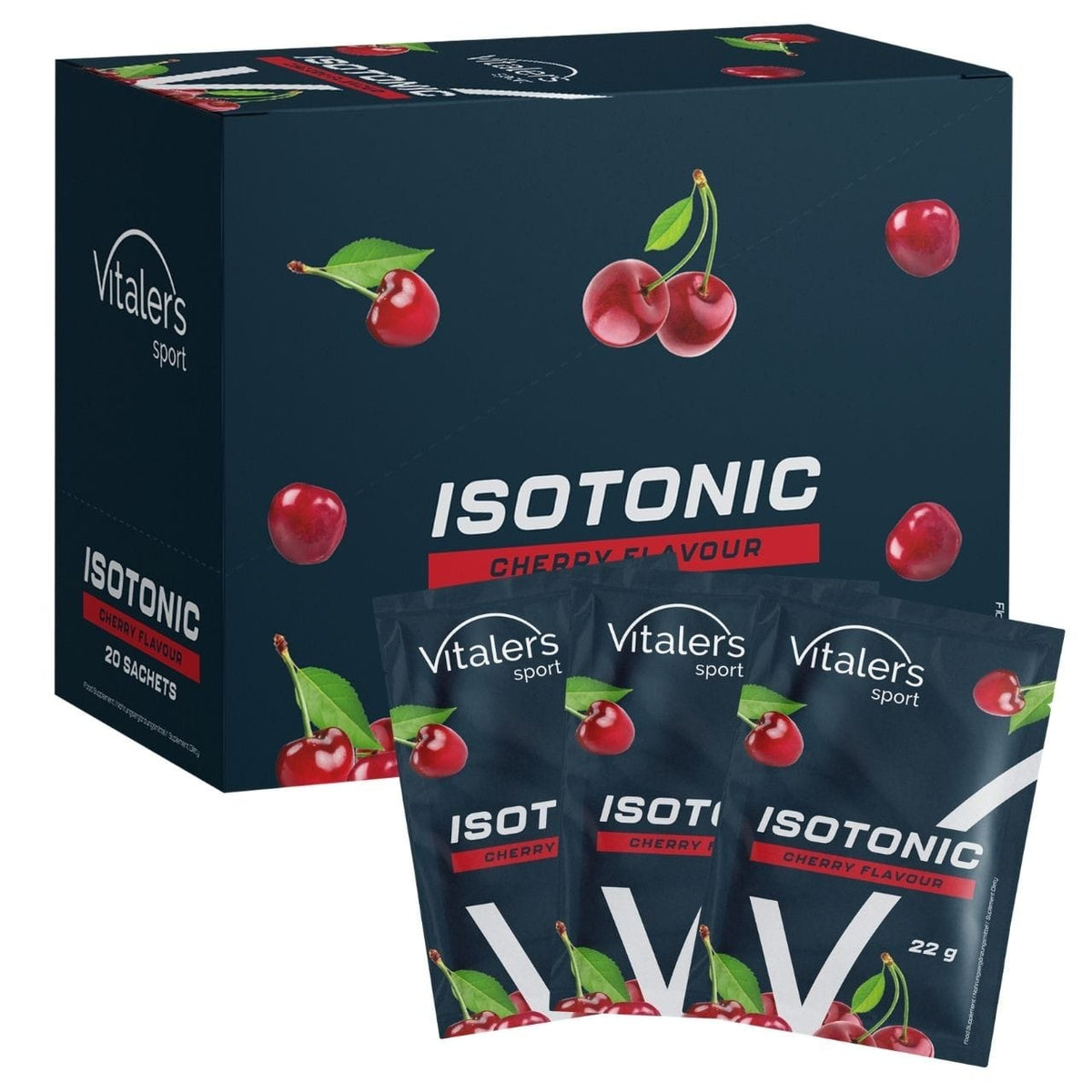 Vitaler's Sport Isotonic Drink, Cherry - 20 x 22 g