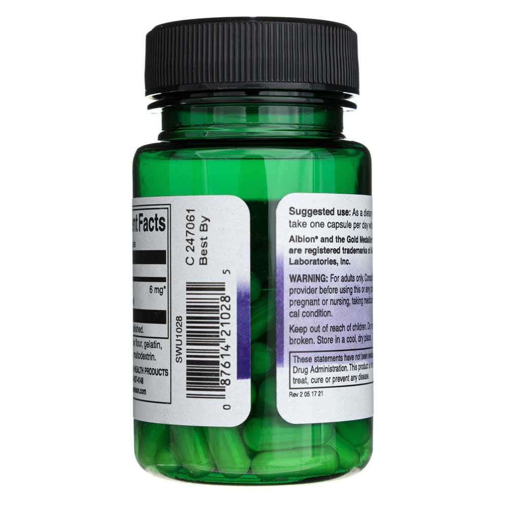 Swanson Albion Boron Bororganic Glycine 6 mg - 60 Capsules