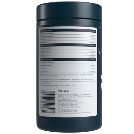 Vitaler's Sport Mikronisiertes Kreatinmonohydrat 5000 mg - 500 g