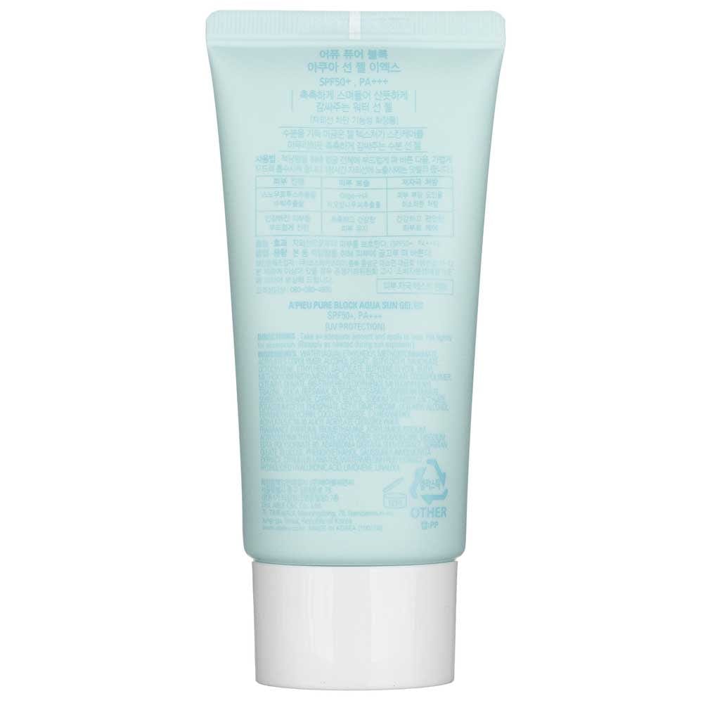 A'Pieu Pure Block Aqua Sun Gel SPF 50+ PA++ - 50 ml