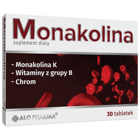 ALG Pharma Monacolin + B Vitamins + Chromium - 30 Tablets