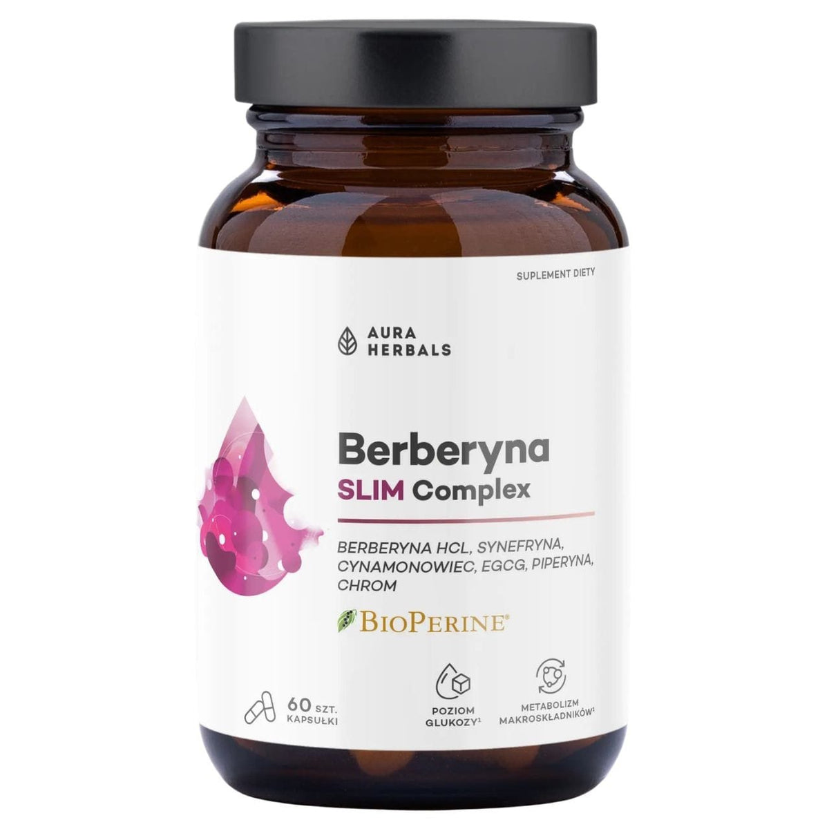 Aura Herbals Berberine Slim Complex - 60 Capsules