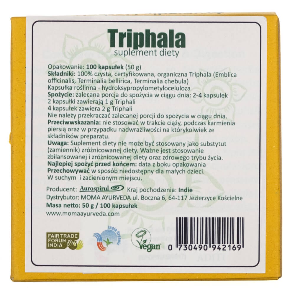 Aurospirul Triphala - 100 Capsules