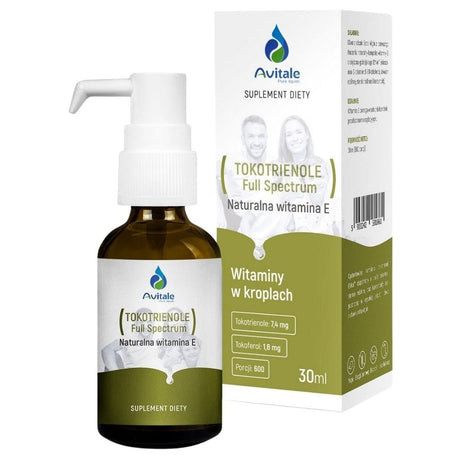 Avitale Tokotrienole Full Spectrum, Natural Vitamin E - 30 ml