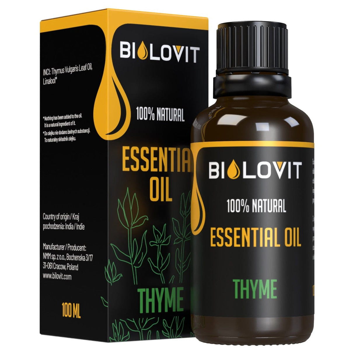 Bilovit Thyme Essential Oil - 100 ml