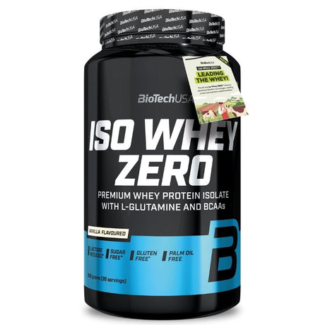 BioTech USA Iso Whey Zero Isolate, Vanilla Flavoured - 908 g