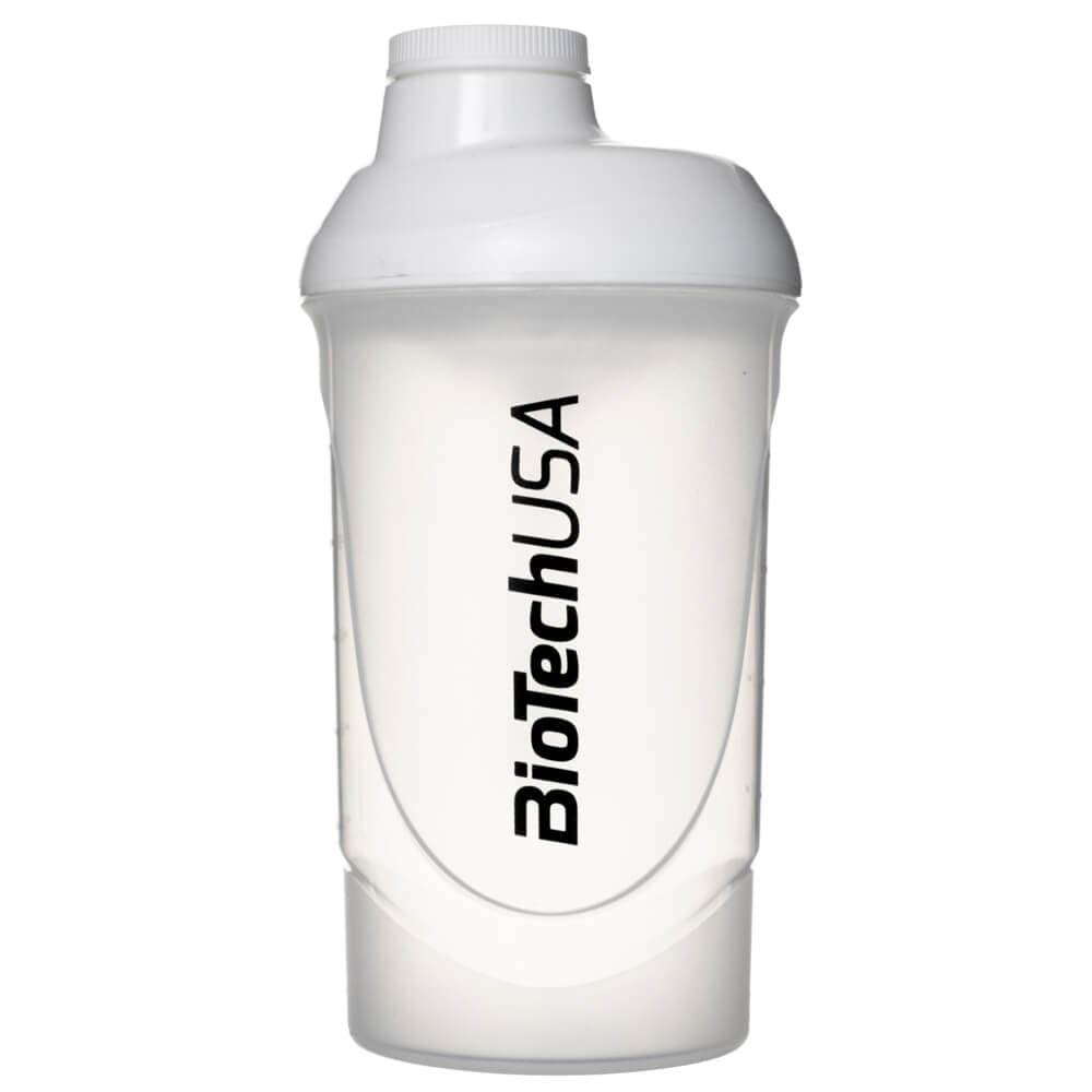 BioTech USA Shaker Wave, Transparent - 600 ml