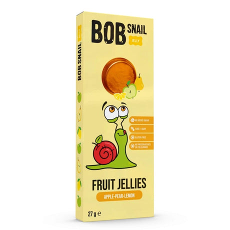 Bob Snail Apple-Pear-Lemon Fruit Jellies with No Added Sugar - 27 g