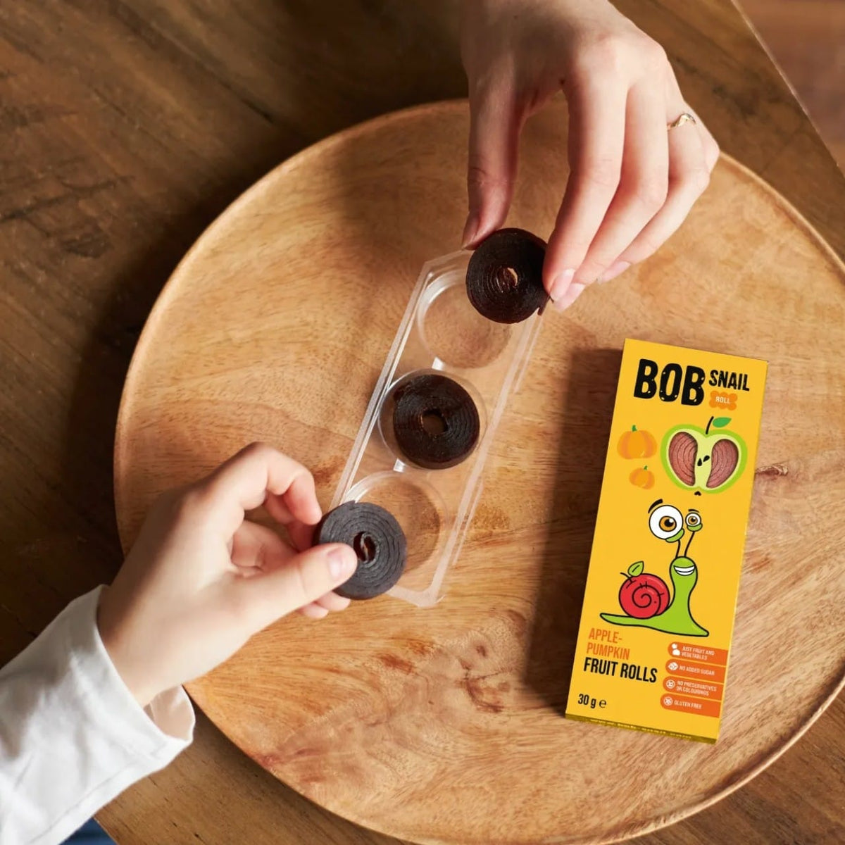 Bob Snail Fruit Rollsy, Apple-Pumpkin - 30 g