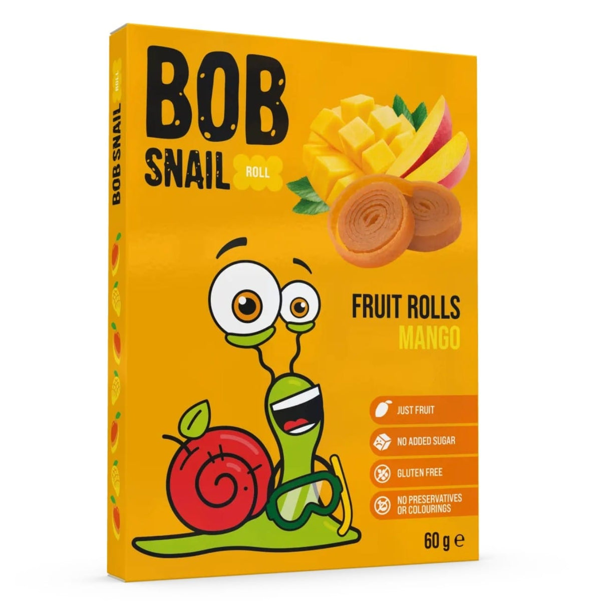 Bob Snail Rollsy Fruit, Mango - 60 g