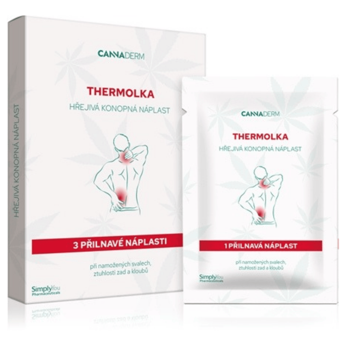 Cannaderm Thermolka Warming Plasters - 3 pieces