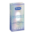 Durex Invisible Extra Lubricated Condoms - 10 pieces