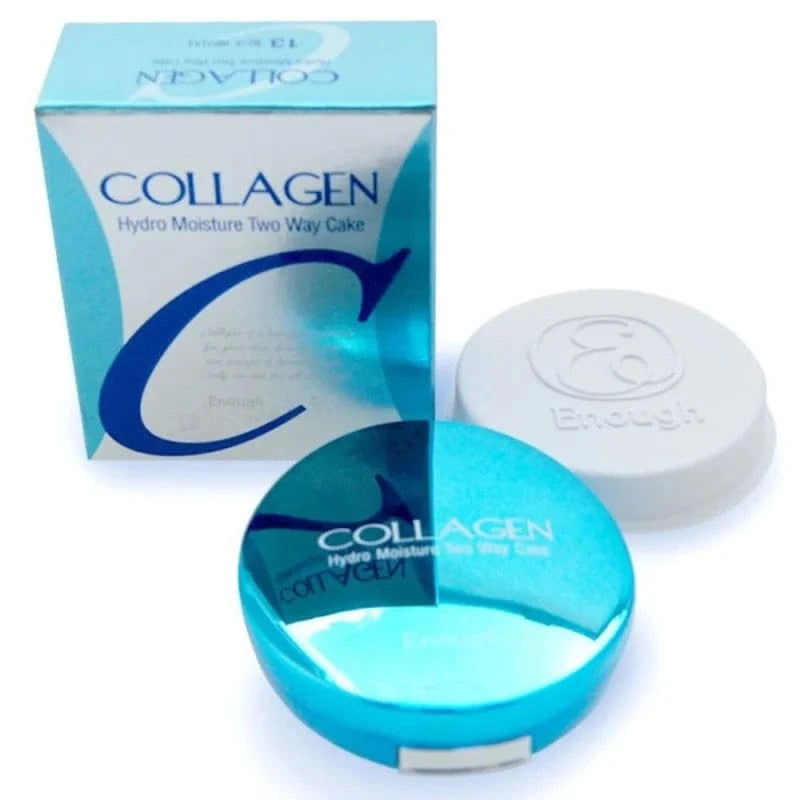 Enough Collagen Hydro Moisture Two Way Cake Shade 13 + Refill (13 g+13 g)