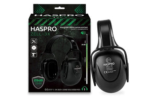 Haspro ZELL-3X Protective Earmuffs - Black