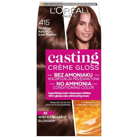 L'Oréal Casting Créme Gloss, 415 Frosty Chestnut