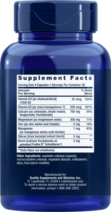 Life Extension Bone Restore with Vitamin K2 - 120 Capsules