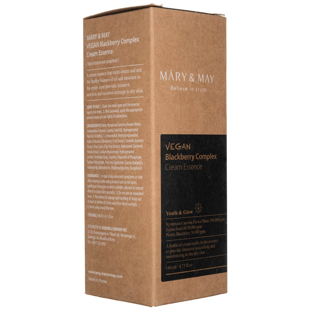 Mary&May Vegan Blackberry Complex Cream Essence - 140 ml