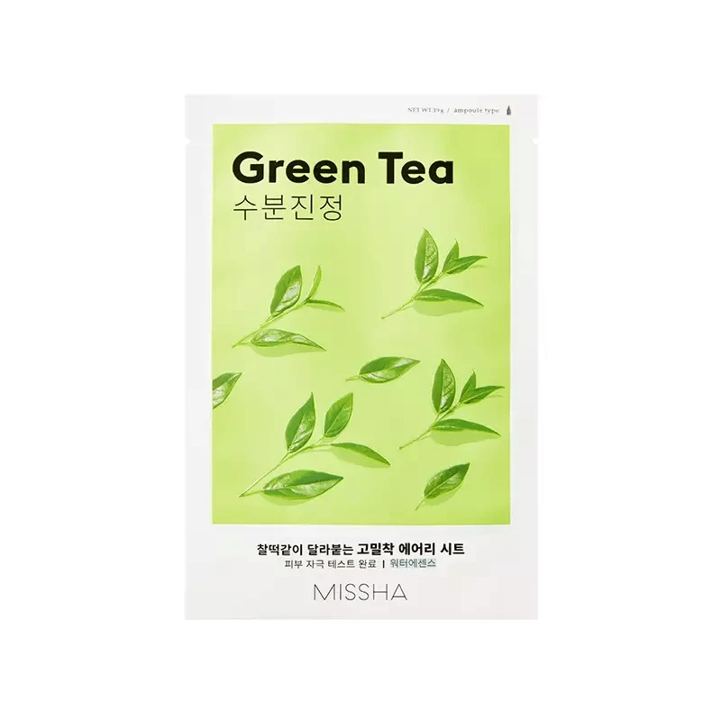 Missha Airy Fit Sheet Mask Green Tea - 1 piece