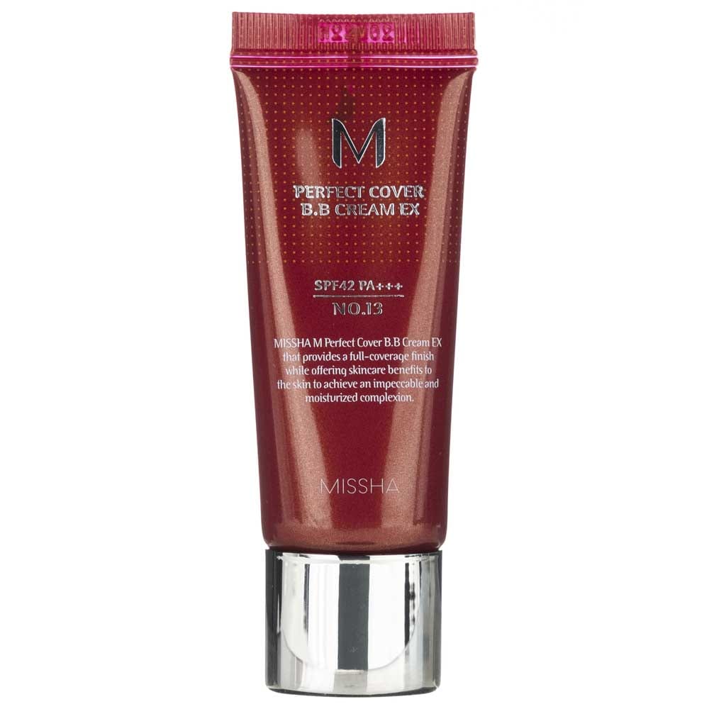 Missha M Perfect Cover B.B Cream SPF 42 PA+++ NO.13 Bright Beige - 20 ml