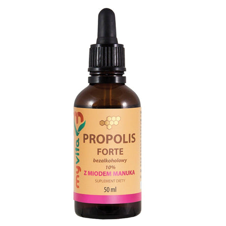 MyVita Propolis FORTE Alcohol-Free 10% with Manuka Honey - 50 ml