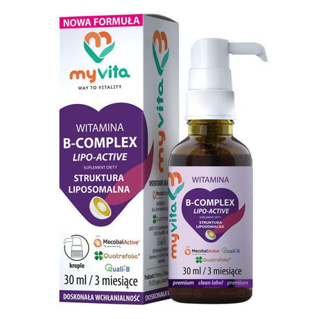 MyVita Vitamin B-Complex Active - 30 ml