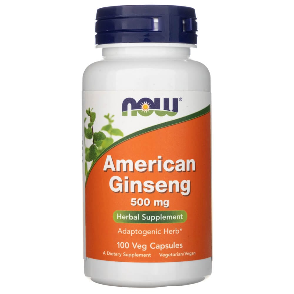 Now Foods American Ginseng 500 mg - 100 Veg Capsules