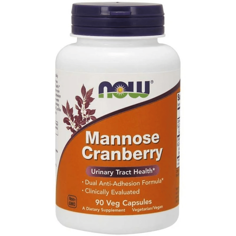 Now Foods D-Mannose with Cranberries - 90 Veg Capsules