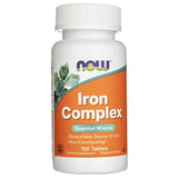 Now Foods Iron Complex - 100 Tablets