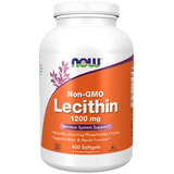 Now Foods Non-GMO Lecithin 1200 mg - 400 Softgels