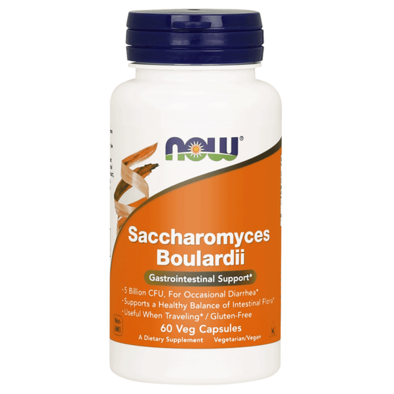 Now Foods Probiotic Saccharomyces Boulardii - 60 Veg Capsules